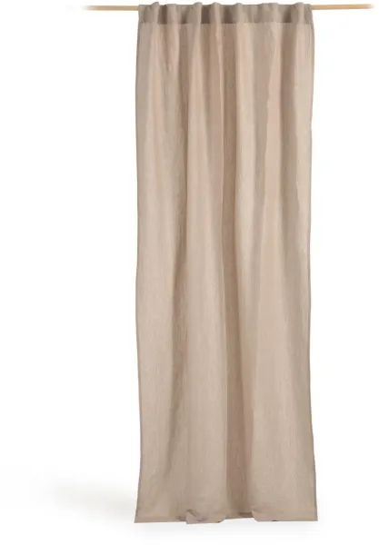 LAFORMA Marja gardin - beige bomuld og hør (140x270)